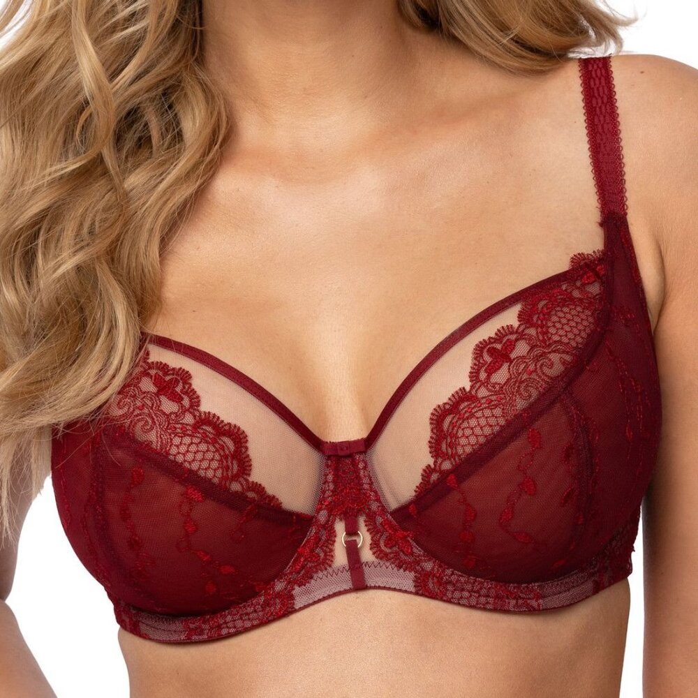 Subtille Linda in Bordeaux/Beige EU 70L/UK 32HH